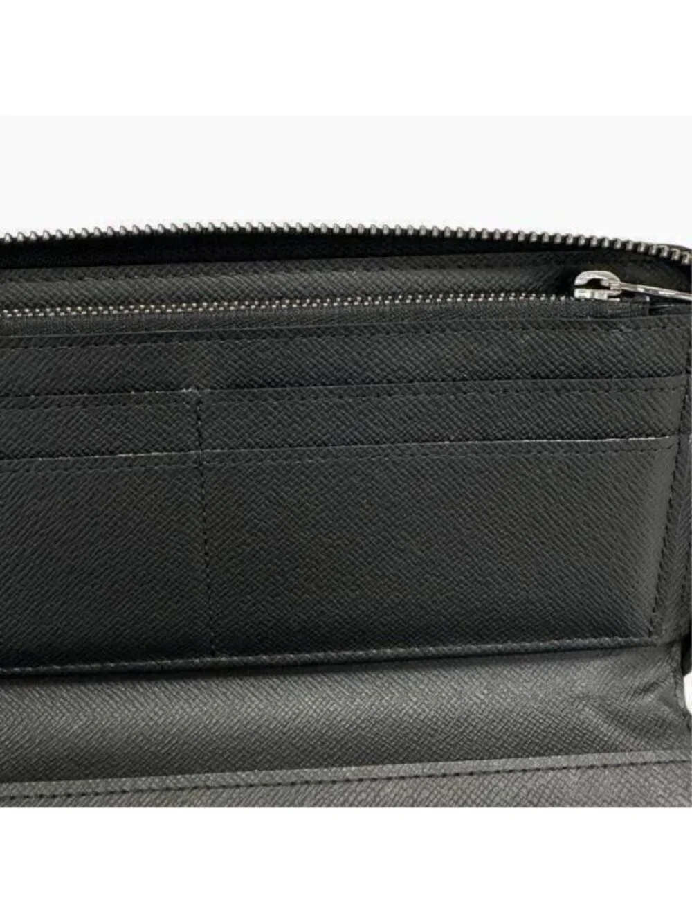 Louis Vuitton Monogram Eclipse Zippy Vertica Zip Around Wallet